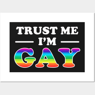 Trust Me I'm Gay Posters and Art